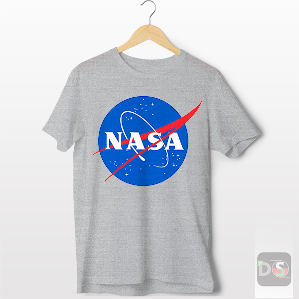 Beyond Earth NASA Space Center Symbol Graphic Sport Grey T-Shirt