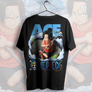 Dream of Adventure Ace One Piece Graphic Black Hunger T-Shirt