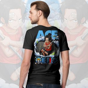 Dream of Adventure Ace One Piece Graphic Black T-Shirt