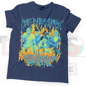 Rock Revolution with the One Direction Heavy Metal Navy T-Shirt