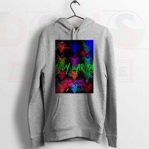 Trendsetting Warhol Pop Art hunger Hoodie Sport Grey