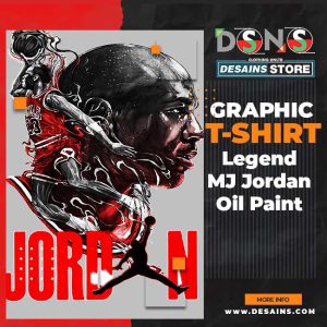 GOAT Gear Iconic NBA Jumpman Drip Graphic T-Shirt