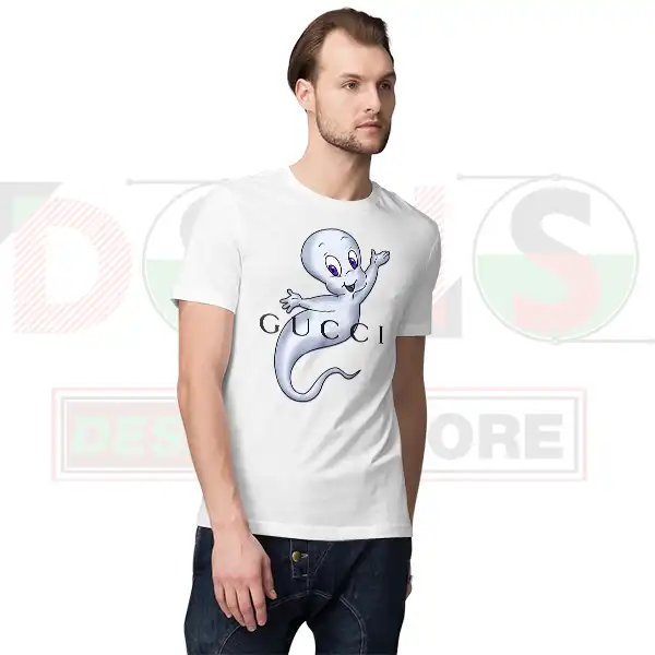 Casper Gucci Shirt Funny 90s Cartoon Ghost Parody - DESAINS STORE