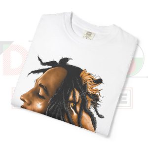 Iron Lion Zion Art Vintage Folded T-Shirt