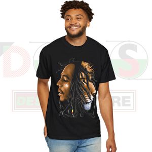 Iron Lion Zion Art Vintage T-Shirt – Reggae Music Legend