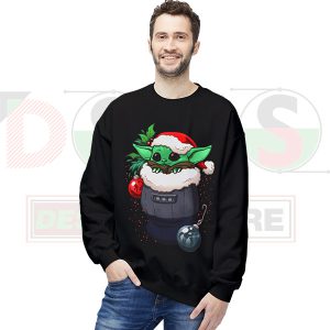 Baby Yoda Christmas Sweatshirt - Star Wars Holiday Gift