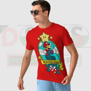 Old School Level-Up – Nostalgic Gaming Mario Tee