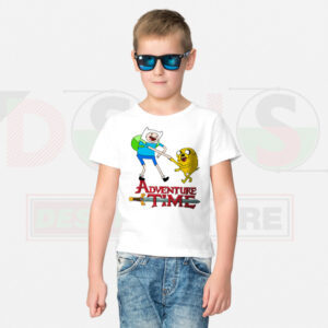 Adventure Time Friendship Kids T-Shirt – Finn & Jake Cartoon