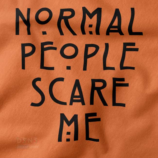 American Horror Story inspired crewneck with gothic text