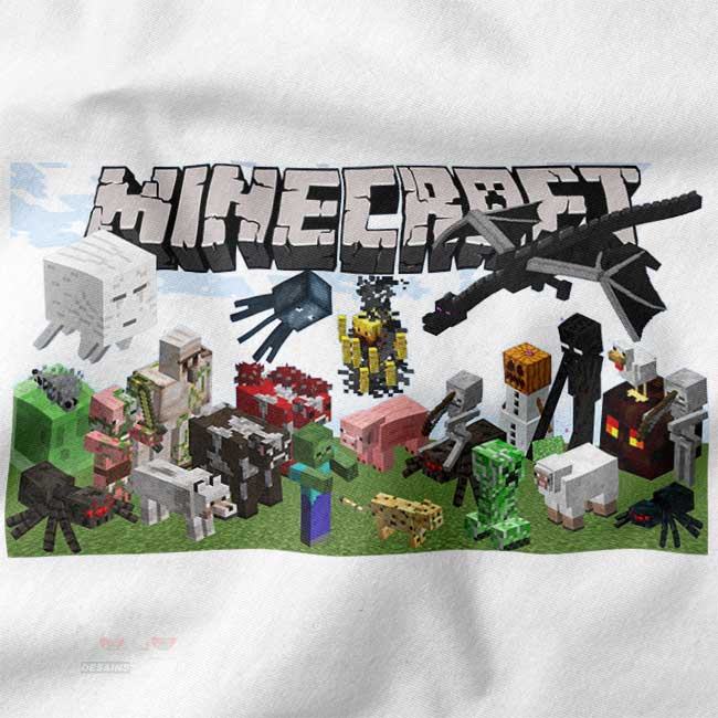 Cheap Minecraft Tee for Gaming Fans and Streetwear Lovers