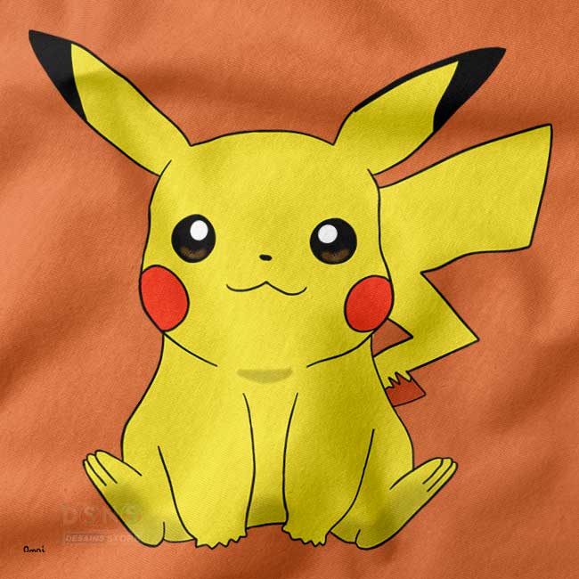 Pokémon Pikachu Smile Tee – Cute Anime Streetwear