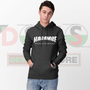Rip Harambe Thrasher parody sweatshirt streetwear graphic