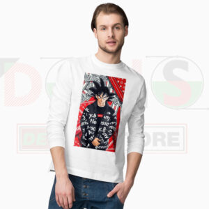 Trendy Dragon Ball Goku Long Sleeve Tee – Fashion & Bape Style