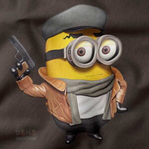 Tshirt closeup - Minion Police Funny Despicable Me