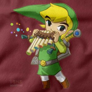 Zelda Love Music Game T-Shirt featuring Hyrule-inspired design