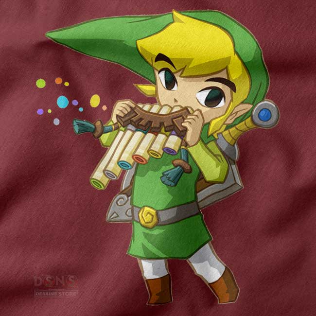 Zelda Love Music Game T-Shirt featuring Hyrule-inspired design