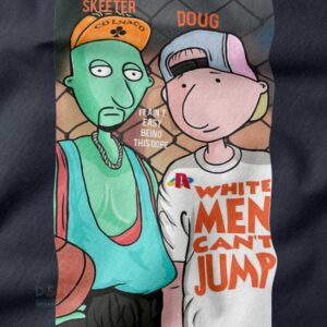 Closeup T-shirt Doug Can't Jump Graphic 90s Cartoon Parody