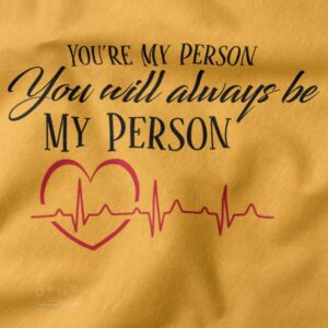 Cozy TV show quote crewneck sweater Grey’s Anatomy merch