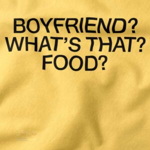 Cute couple humor tank top for boyfriends who love food jokes