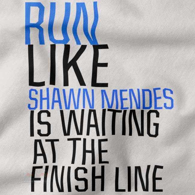 Shawn Mendes inspired fitness tank with funny quote