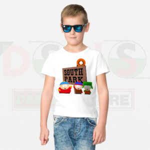 South Park movie animated graphic T-shirt design