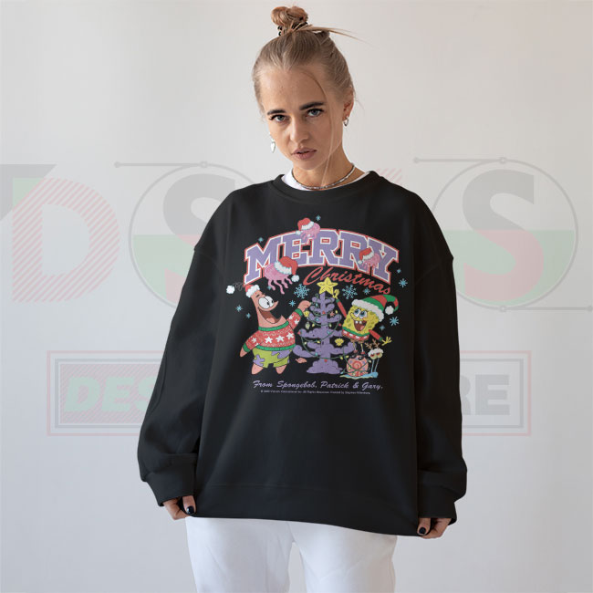 SpongeBob & Friends Merry Christmas Sweatshirt
