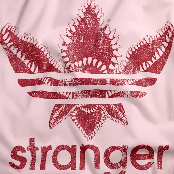 Adidas Logo x Stranger Things Demogorgon Shirt