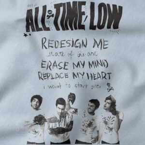 All Time Low Art of the State lyrics graphic t-shirt