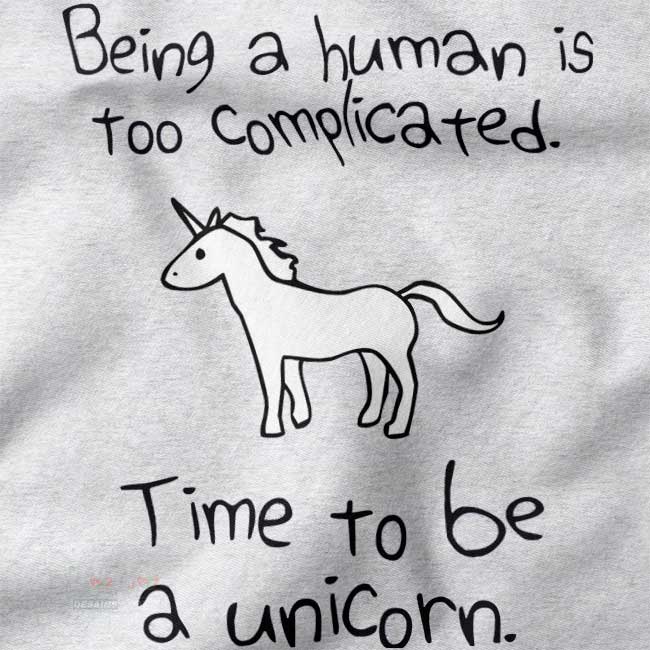 Cute unicorn quote streetwear T-shirt