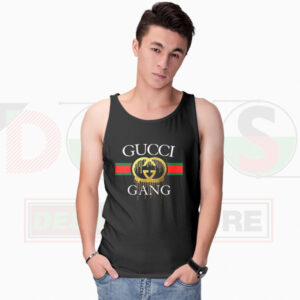 Funny Gucci Gang Tank Top – Parody Logo Streetwear