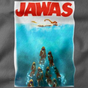 Horror mashup sci-fi parody tank top streetwear design