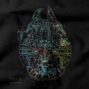 Iconic spaceship tee inspired by Star Wars