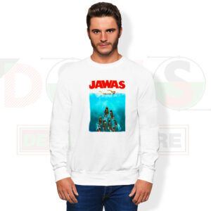 Jawas Jaws Parody Sweatshirt – Funny Star Wars Mashup