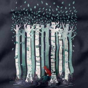 Minimal nature inspired crewneck streetwear