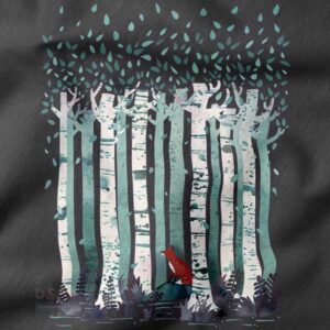 Minimal woodland inspired streetwear tee