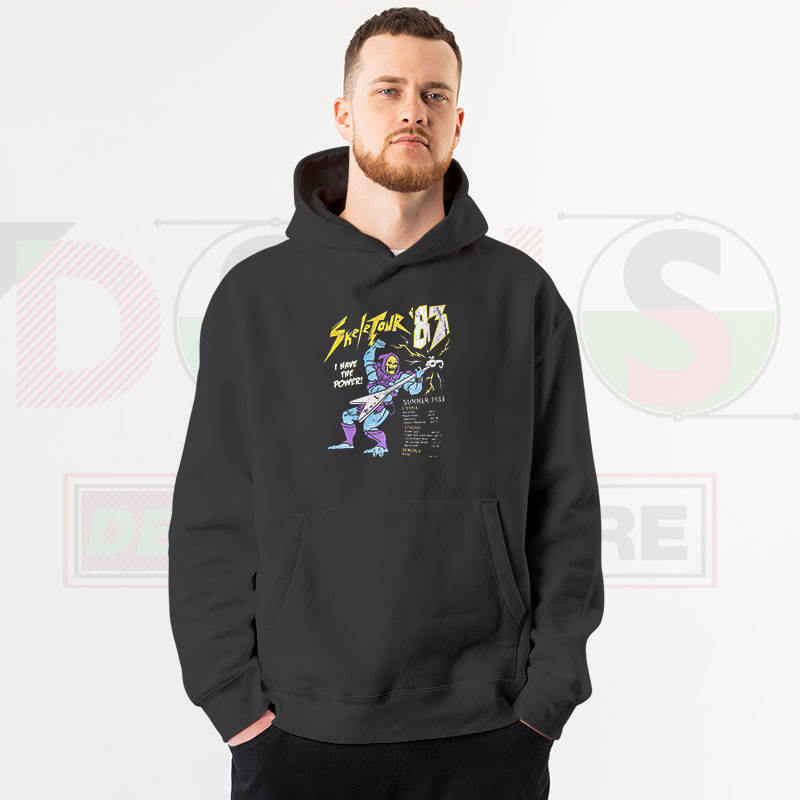 Skeletour Summer 1983 Concert Hoodie – Vintage Rock Graphic