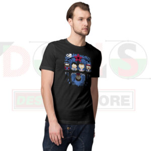 Stranger Things x South Park Cartoon T-Shirt – Funny Mashup