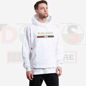 Wakanda Logo Hoodie – Black Panther Inspired Streetwear