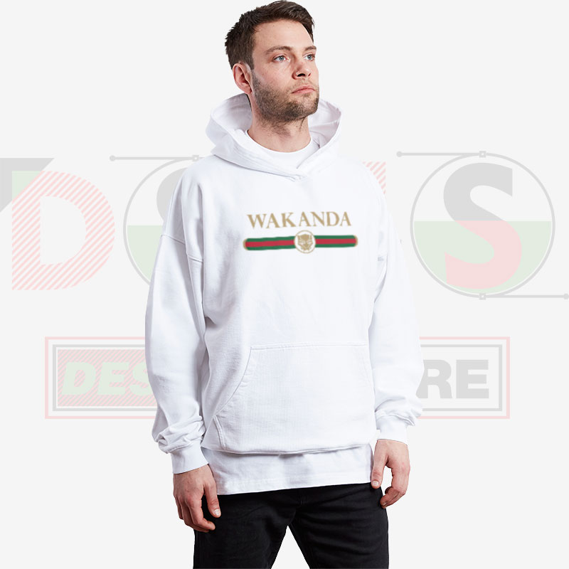 Wakanda Logo Hoodie – Black Panther Inspired Streetwear