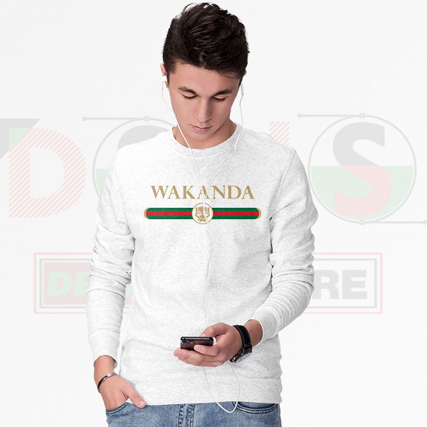 Wakanda Logo Parody Sweatshirt – Black Panther Inspired