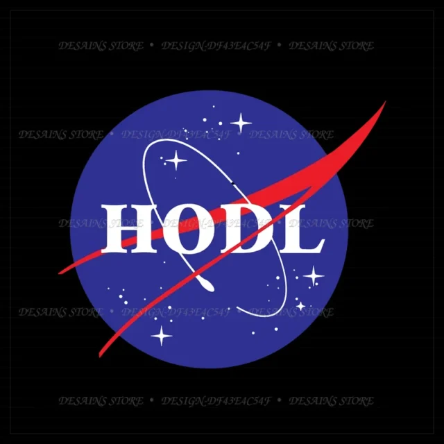 NASA Parody HODL Crypto Meme T-Shirt