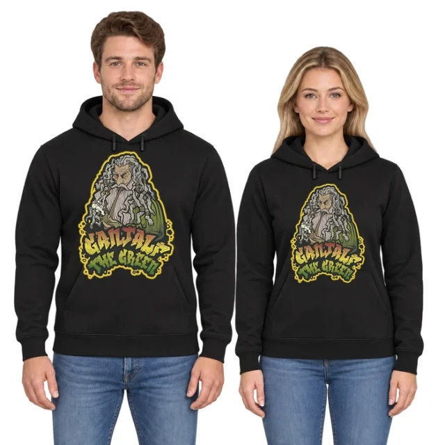 Ganjalf The Green Wizard Smoking Pipe T-Shirt