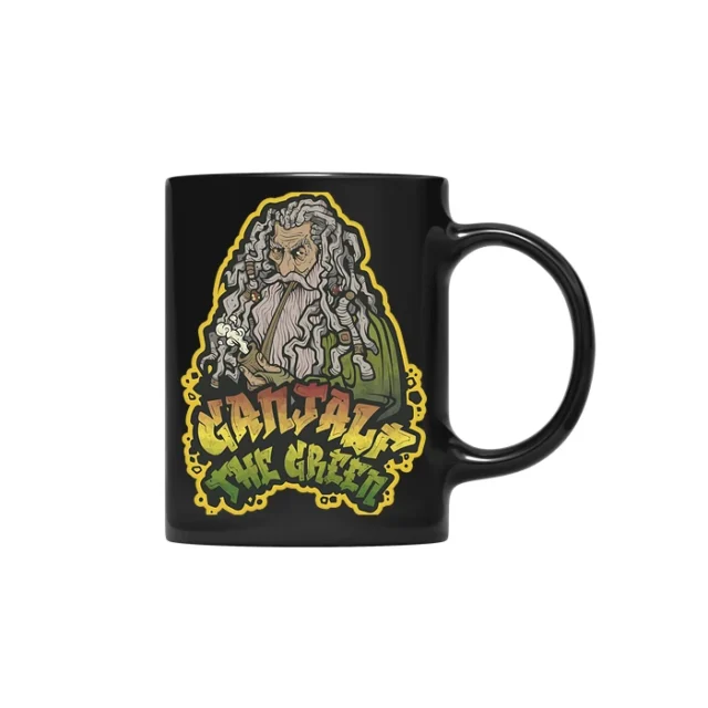 Ganjalf The Green Wizard Smoking Pipe T-Shirt