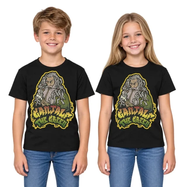 Ganjalf The Green Wizard Smoking Pipe T-Shirt