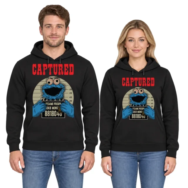 Captured Monster Mugshot Parody T-Shirt