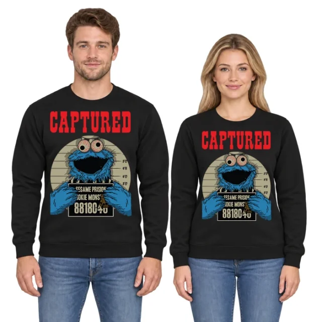 Captured Monster Mugshot Parody T-Shirt
